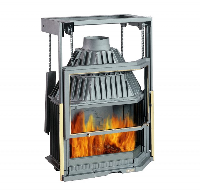 Топка Laudel Prismatique D'angle 850 DO (стекло справа) (6884-56)